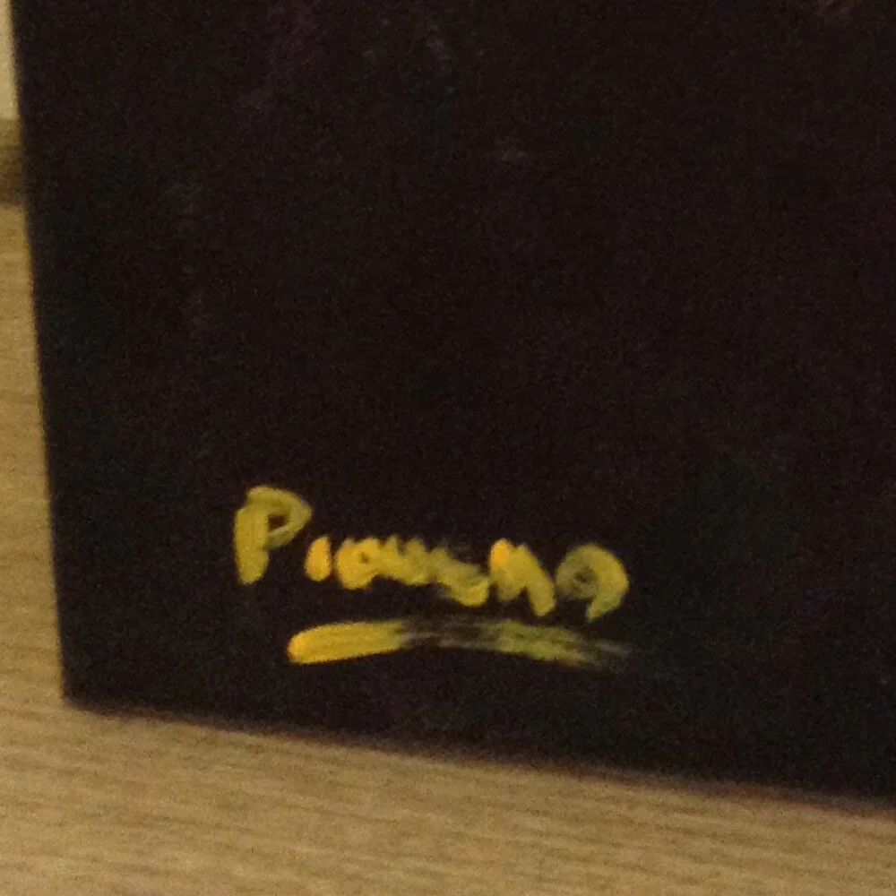 VTG Pop Art Frank Sinatra signed on Canvas Rat Pack Man Cave MCM Old School Cool - Picture 5 of 5